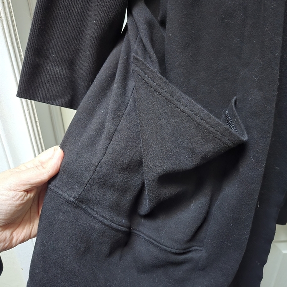 Pact Women's Black Airplane Wrap Cardigan M/L - Picture 6 of 8